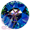 SWAROVSKI ELEMENTS- Swarovski Elements 1201 Fancy Round Rhinestone 